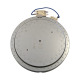 Kochplatte aus Gusseisen, 220 mm/120 mm, 750 W/2200 W, für Kochherd