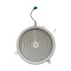 Gusseisen-Heizplatte 180 mm, 1200 W, mit zwei Ausgängen, ohne Thermostat