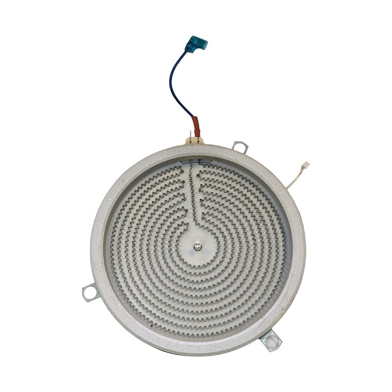 Gusseisen-Heizplatte 180 mm, 1200 W, mit zwei Ausgängen, ohne Thermostat