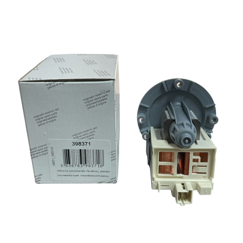 WASSERPUMPE MIT ASKOLL-KUPPLUNG FÜR GORENJE-WASCHMASCHINE 398371