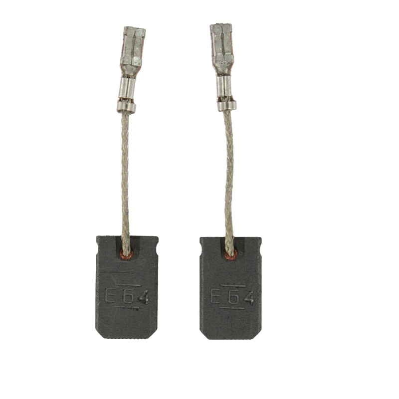 GRAPHITE BRUSHES 2 PIECES SET 6x10x17 FOR POWER TOOLS BOSCH TIPI GWS