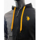 US POLO Full Zip Hooded Tracksuit Black