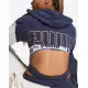 PUMA Fit Move Crop Hoodie Navy