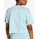 PUMA Essentials Cropped Logo Tee Blue