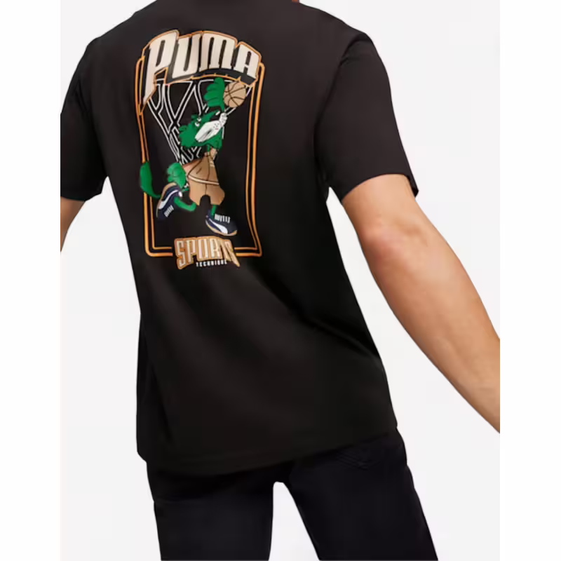 PUMA Team For The Fanbase Graphic Tee Black