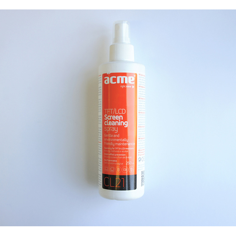 Спрей почистващ за TFT/LCD дислеи ACME флакон 250ml