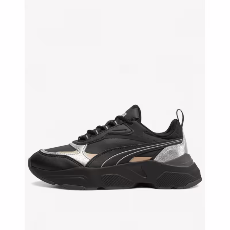 PUMA Cassia Shoes Black/Silver/Gold