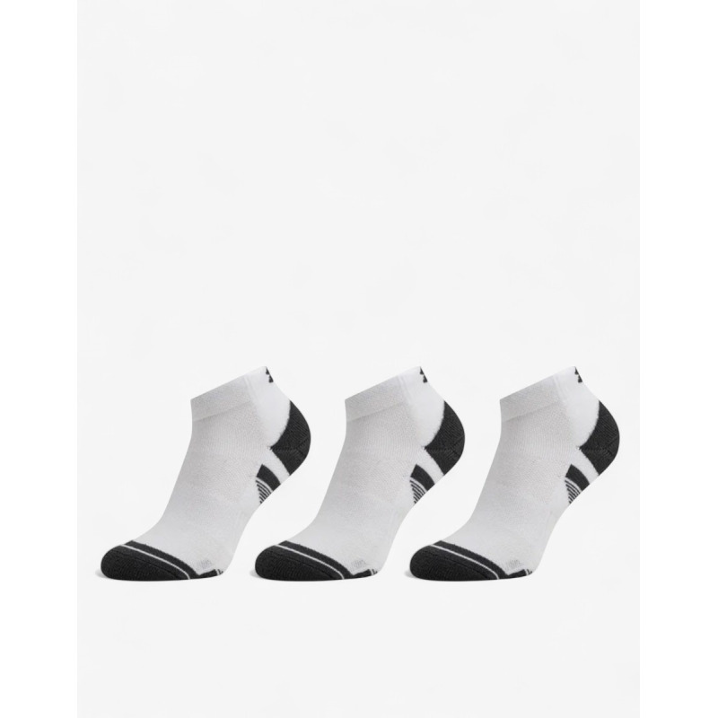 UNDER ARMOUR 3-Packs Performance Tech No Show Socks White/Black/Grey