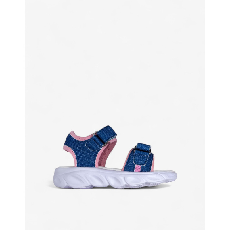 CHICCO Girls Sandals Denim/Pink