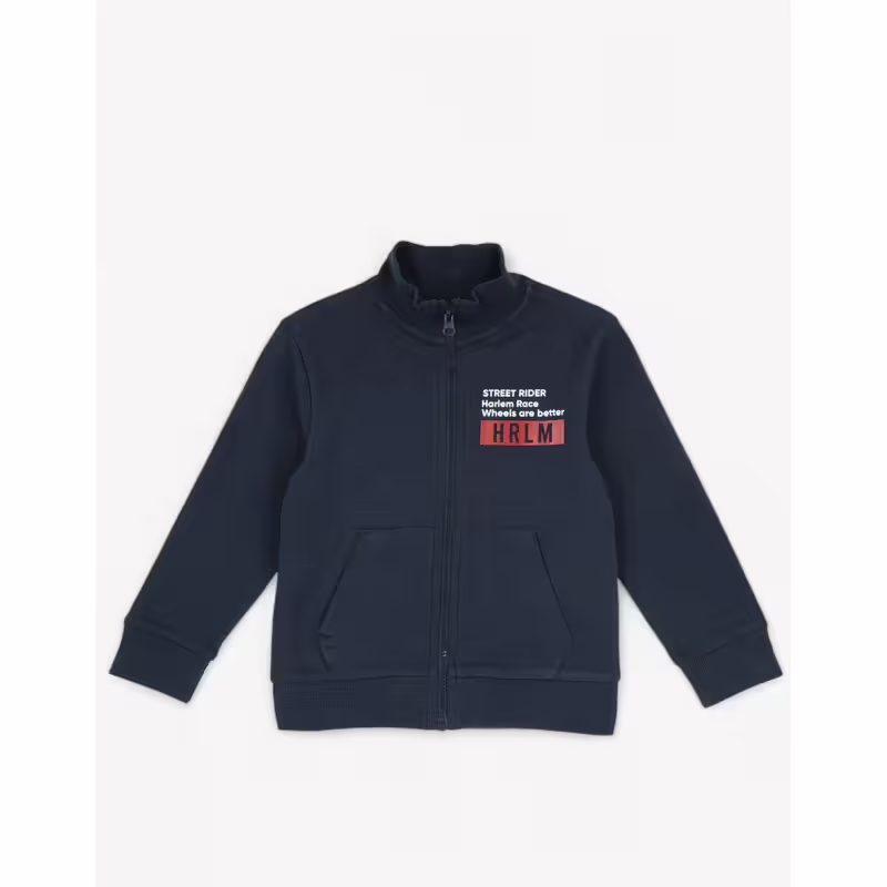 CHICCO Boys Full-Zip Track Top Dark Blue