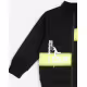 CHICCO Boys Full-Zip Track Top Black/Yellow