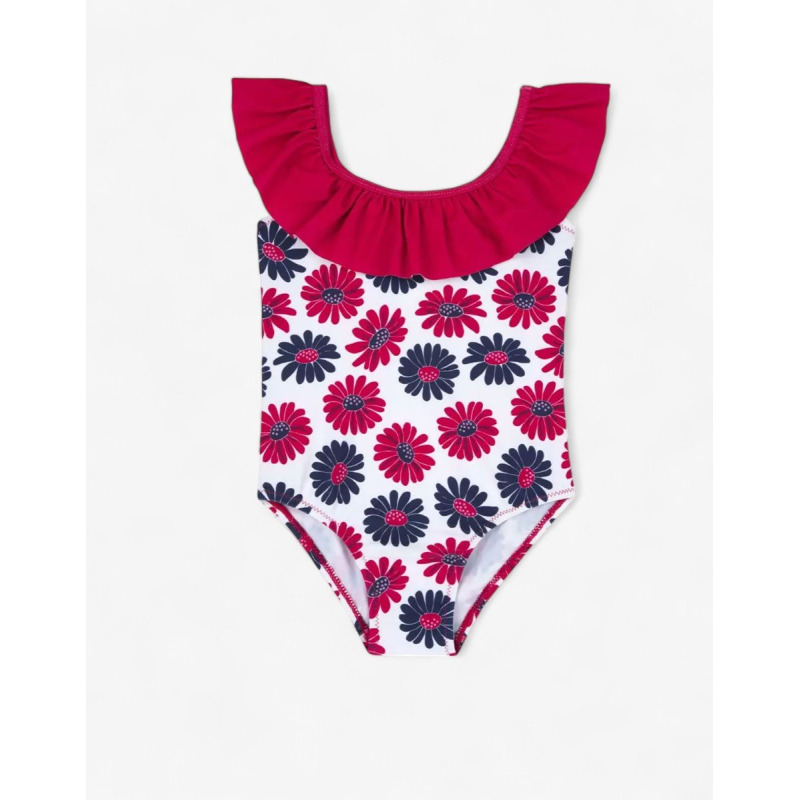 CHICCO Girls Swimsuit White/Red