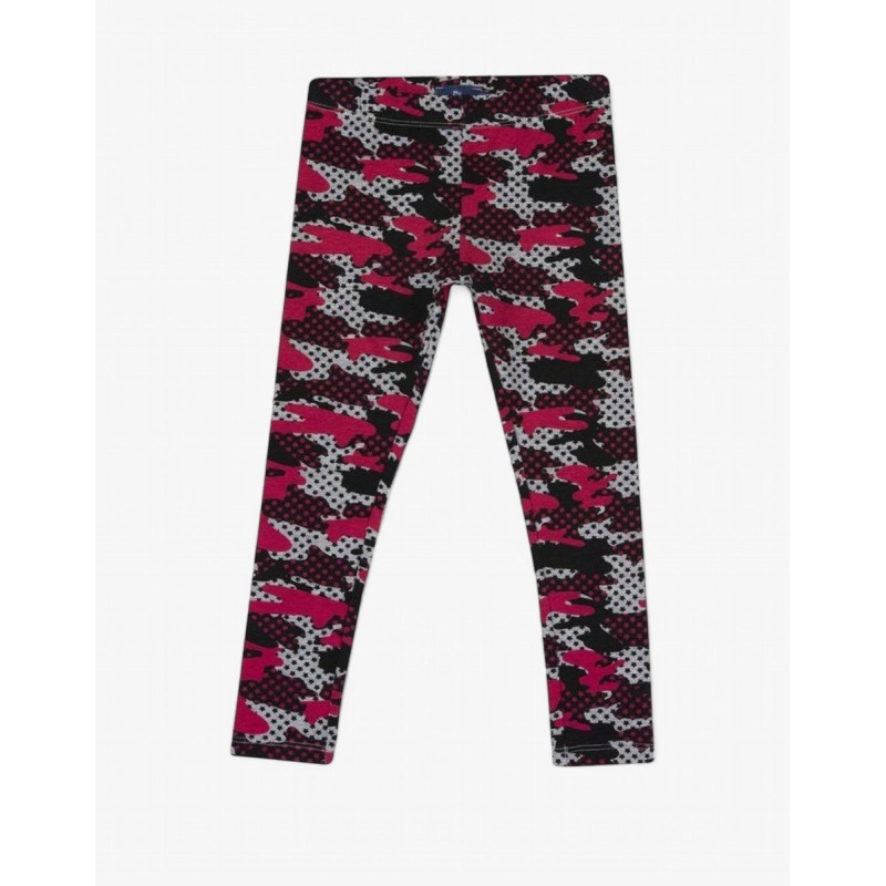 CHICCO Girls Striped Leggings Grey/Red