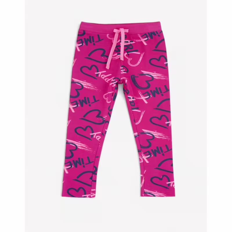 CHICCO Girls Printed Pants Pink