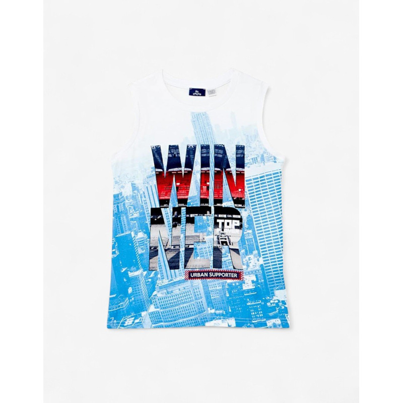 CHICCO Boys Winner Tank White/Blue