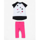 CHICCO Girls Leggings And Tee Set White/Pink