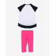 CHICCO Girls Leggings And Tee Set White/Pink
