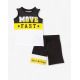 CHICCO Boys Shorts And Tank Top Set Black/White