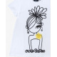 CHICCO Girls Pants And Tee Set White/Yellow
