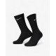 NIKE 3-Pack Value Cushioned Crew Socks Black