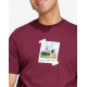 ADIDAS All Day I Dream About Graphic Tee Burgundy