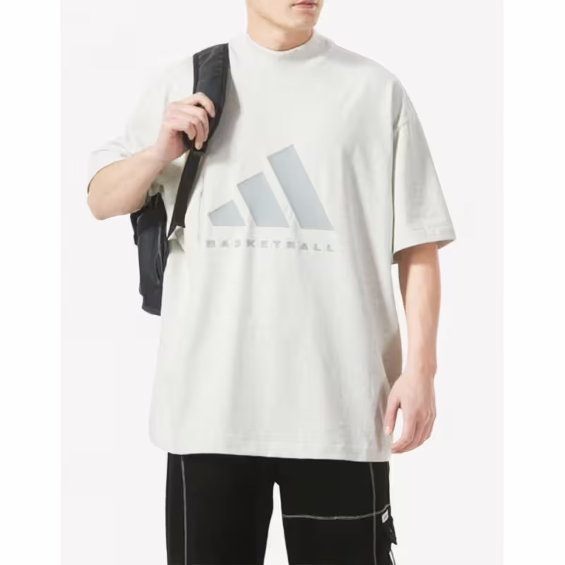 ADIDAS Basketball Tee Ecru