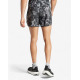 ADIDAS Own the Run 3-Stripes Allover Print Shorts Grey