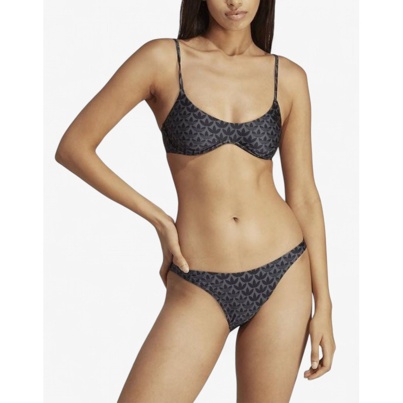 ADIDAS Originals Monogram Swim Top Black/Grey