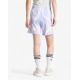 ADIDAS Dye Allover Print Sweat Shorts Violet