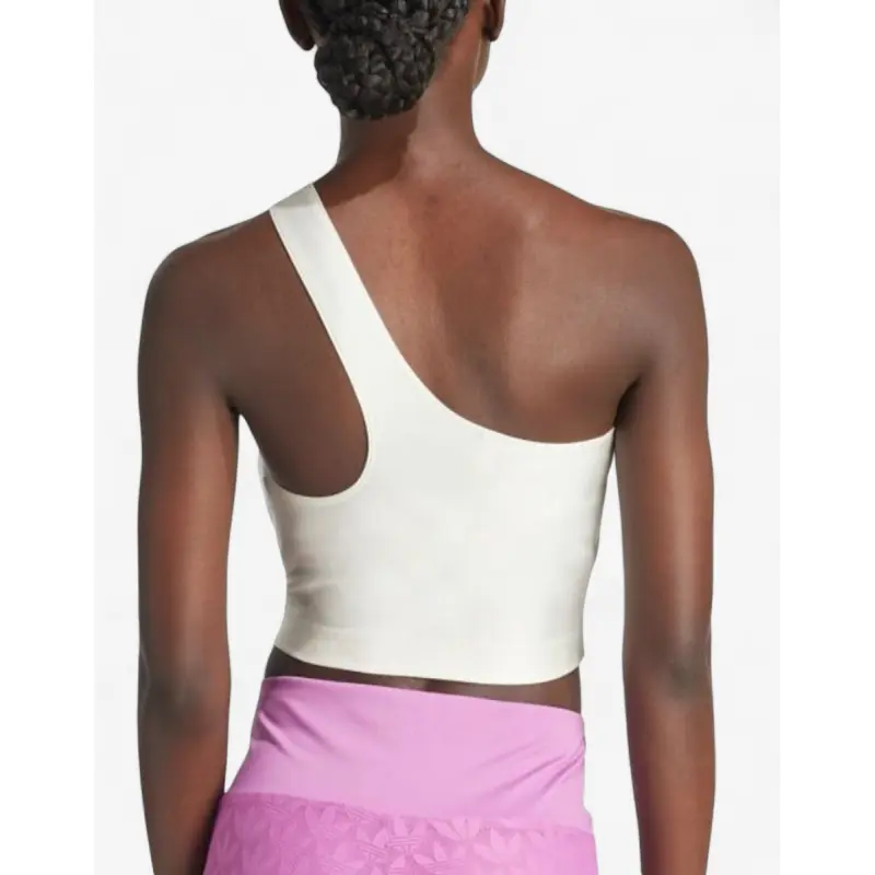 ADIDAS Fashion Cut-Out Crop Top White