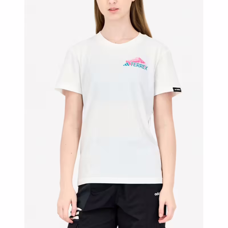 ADIDAS Terrex Exploration Graphic Tee White
