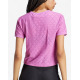 ADIDAS Originals Monogram Lace Crop Tee Purple