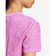 ADIDAS Originals Monogram Lace Crop Tee Purple