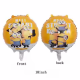 Фолиев балон "Миньони (Minions)" 43 см, кръгъл двуцветен, тематичен рожден ден, декорация, различни видове
