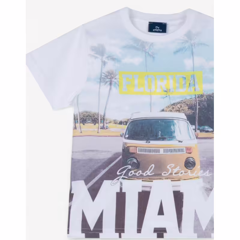 CHICCO Boys Miami Tee White/Multi