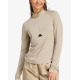 ADIDAS City Escape Quarter-Zip Blouse Beige