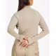 ADIDAS City Escape Quarter-Zip Blouse Beige