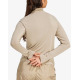 ADIDAS City Escape Quarter-Zip Blouse Beige