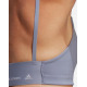 ADIDAS Yoga Studio Light-Support Bra Silver Violet