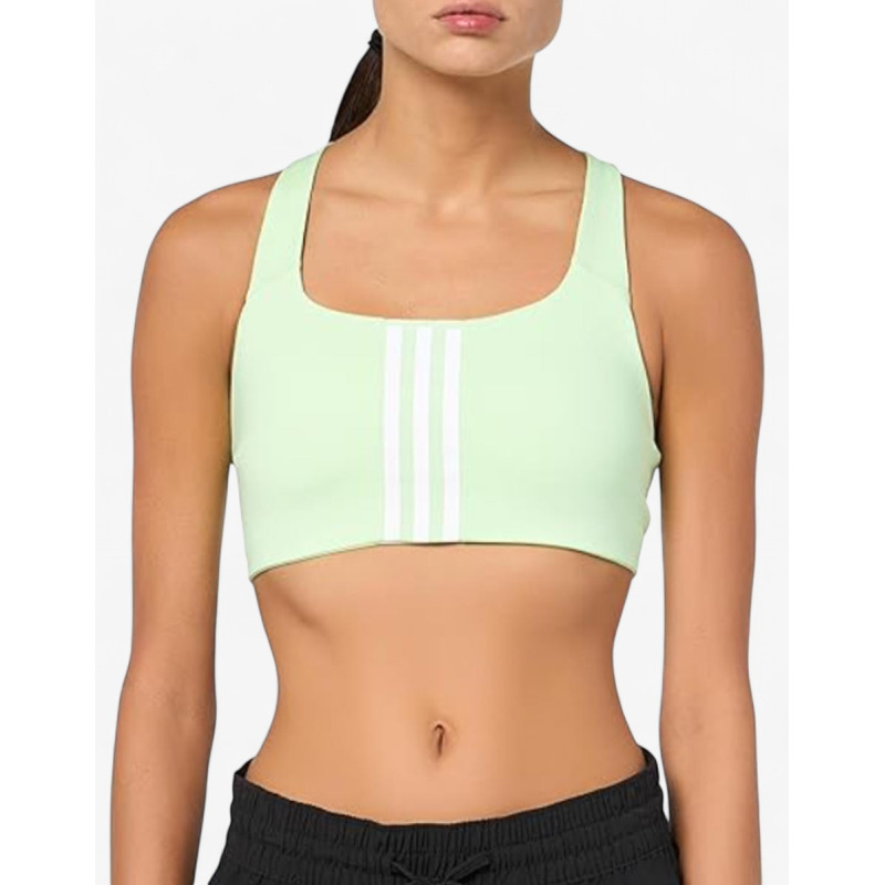 ADIDAS Powerimpact Training Medium-Support Bra Green