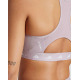 ADIDAS Powerreact Training Medium-Support Techfit Bra Purple