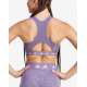 ADIDAS Powerimpact Medium-Support Techfit High-Neck Zip Bra Purple