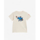 ADIDAS Originals Floral Shorts Tee Set Beige/Multi