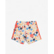 ADIDAS Originals Floral Shorts Tee Set Beige/Multi