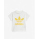 ADIDAS Originals Trefoil Shorts Tee Set White/Yellow