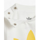ADIDAS Originals Trefoil Shorts Tee Set White/Yellow