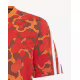 ADIDAS Camo 3-Stripes Tee Orange