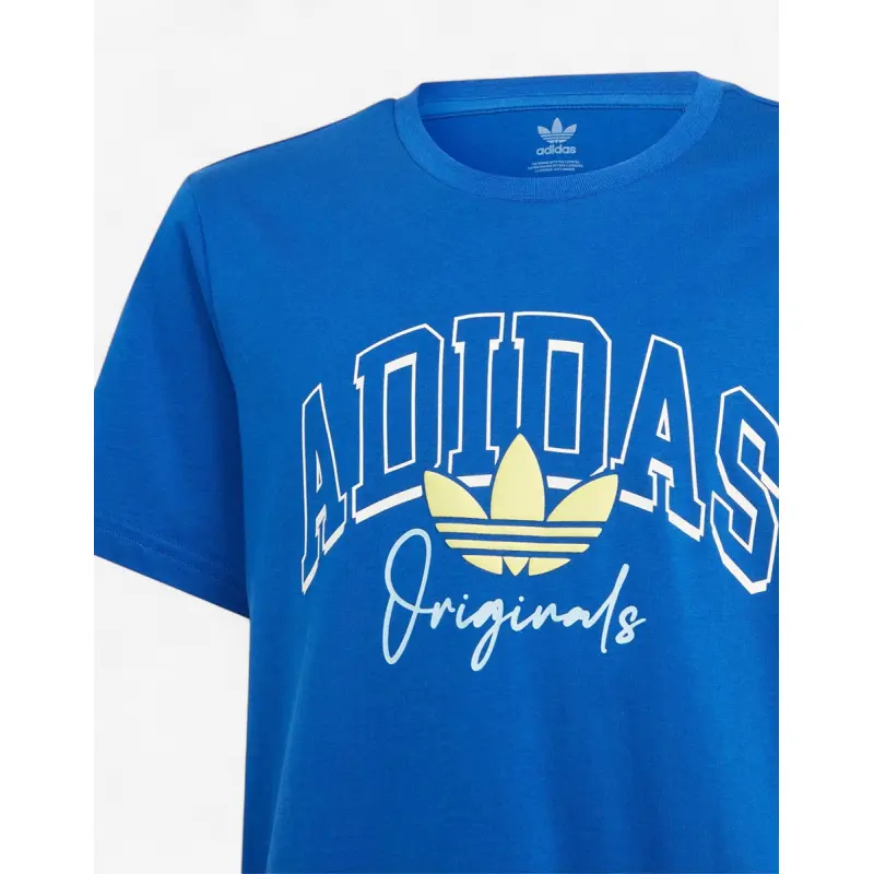 ADIDAS Originals Collegiate Graphic Pack Tee Blue