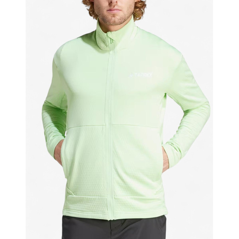ADIDAS Terrex Multi Light Fleece Full-Zip Jacket Green