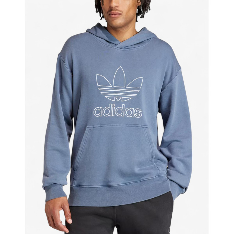 ADIDAS Originals Adicolor Outline Trefoil Hoodie Blue